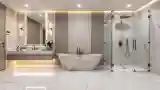 Minimalist Bathroom with Marble Elegance