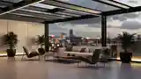 Industriальный taras z widokiem