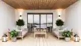 Refined Wooden Terrace Lounge
