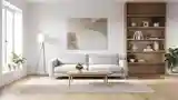 Skandynawski Salon z Drewnem