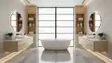 Nowoczesna łazienka w stylu minimalistycznym