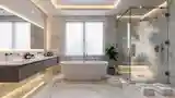 Minimalist Marble Bathroom