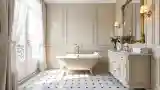Elegancka łazienka w stylu francuskim