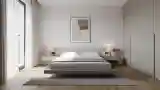 Sufitowy Minimalizm w Sypialni