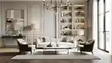 Modern Classic Living Room with Luxe Textures