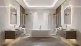 Klasyczna łazienka z marmurem