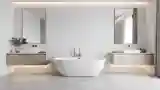 Lakonistyczna łazienka w stylu minimalistycznym