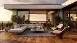 High-End Mid Century Modern Terrace