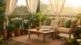 Boho Terrasa z Wiewiórką