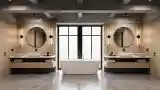 Minimalist Industrial Bathroom