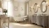 Elegancka łazienka stylu francuskiego