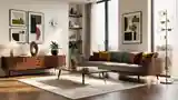 Luminous Mid-Century Modern Living Room