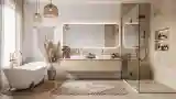 Luxury Bath with Natural Textures