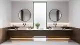 Kwatera elegancji z drewnem i betonem