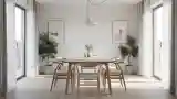 Elegant Dining Room in Natural Wood