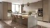 Moderny Kuchnia Luxusowa z Marmurem