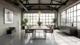 Industrial Dining Room Elegance