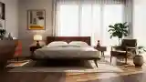 Sunlit Mid Century Modern Bedroom