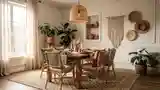 Elegancka Sala Do Jadalni W Stylu Bohemian