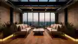 Concrete and Wood Lounge