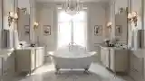 Klasyczna łazienka w stylu francuskim