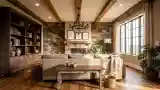 Stylizacja Rustyczna Salonu