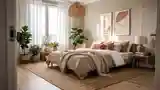 Wysoki styl boho w sypialni