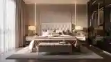 Pokój Głównej Sypialni w Stylu Glamour