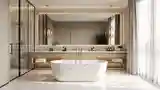 White Marble Glamour Bathroom