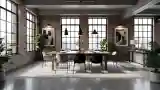 Industrial Loft Dining Room