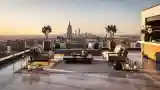 High-Rise Terrace with City View