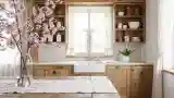 Rustic Kitchen with Wood