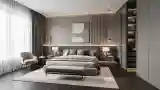 Wood-Infused Modern Luxury Bedroom