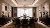 Glamorous Dining Room with Marble