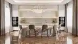 Minimalist Kitchen with Marble