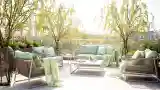 Luxury Terrace with Elegant Greenery