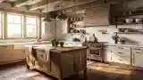 Rustic Kitchen with Wood Accents