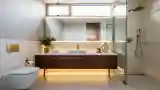 Minimalist Bathroom with Warm Luxury
