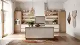 Elegancka Kuchnia Boho z Drewnem