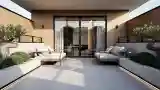 Minimalist Outdoor Lounge