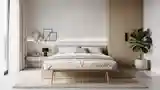 Japandi Bedroom with Warm Light