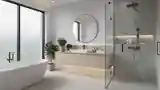 Skandynawski salon łazienkowy