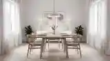 Elegant Dining Room in Natural Wood