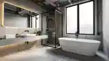 Industrial-Style Bathroom Elegance
