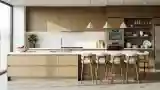Świetlejąca Kuchnia Modernistyczna