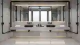Lakoniczna łazienka industrialna