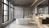 Loft Bathroom in Concrete