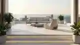 Grand Minimalist Terrace Lounge