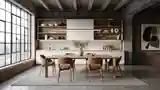 Wysoki Loft z Eleganckim Stolikiem