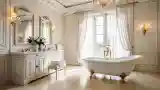 Elegancja francuska w łazience